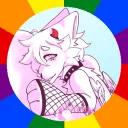 Server Icon; Credit: Asher aka urlocald3mon White Wolf on a cloud with demon horns, arm fishnets, and spiked collar